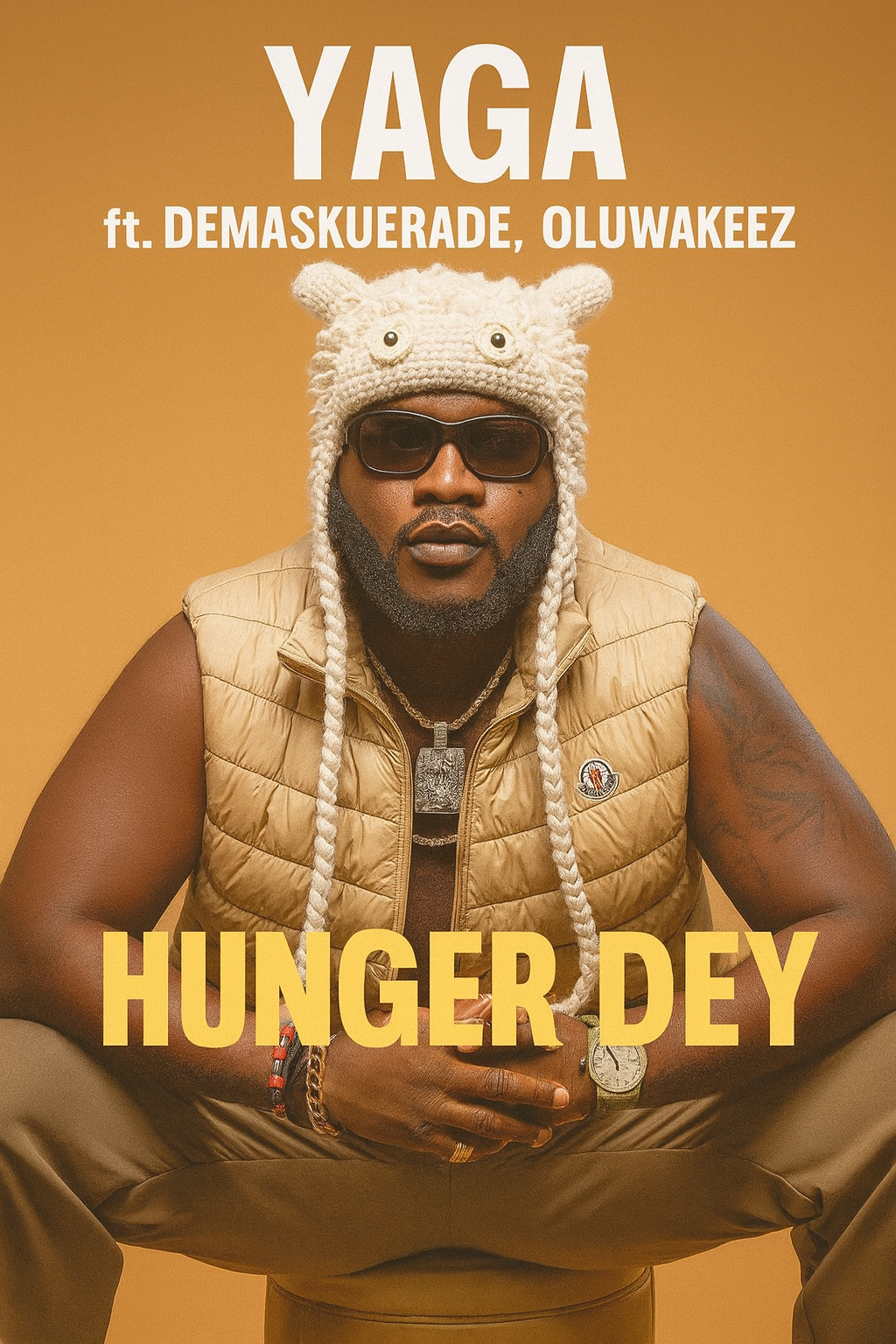 HUNGER DEY BY YAGA FT DEMASKUERADE, OLUWAKEEZ